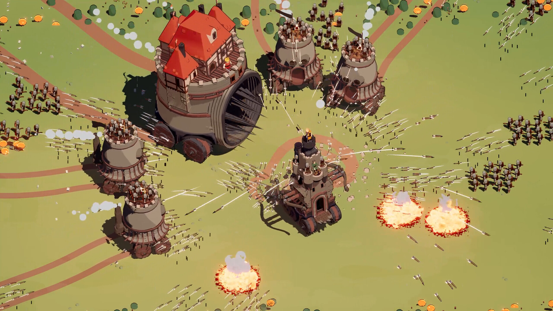 A parchment map tracking promises and quest markers in Wander Ledger